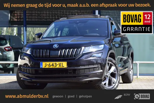 Skoda Kodiaq 1.5 TSI 150PK DSG Automaat Sportline Business | Org. NL | BOVAG Garantie | Trekhaak | Adaptive cruise control | Panoramdak | Achteruitrijcamera | Apple Carplay/Android Auto |