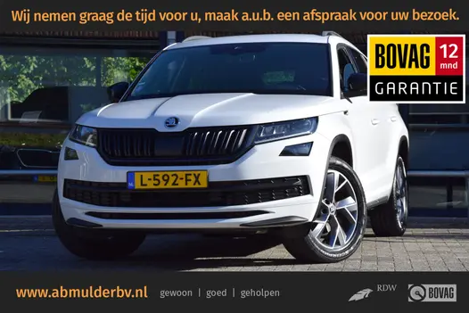 Skoda Kodiaq 1.5 TSI 150PK Sportline Business DSG Automaat | Org. NL | BOVAG Garantie | Trekhaak | Virtual Cockpit | Camera | 19'' Velgen | Canton Sound | Apple CarPlay& Android Auto | Elektrische Kofferklep |
