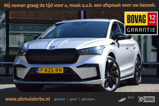 Skoda Enyaq iV 80 Sportline | Org. NL | BOVAG Garantie | Adaptive Cruise Control | 21'' Velgen | Matrix Koplampen | Apple Carplay/Android Auto | Stoel&Stuurverwarming | Achteruitrijcamera |