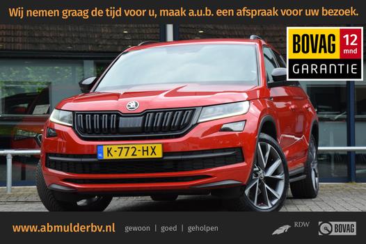 Skoda Kodiaq 1.5 TSI Sportline Business | NL-Auto | BOVAG Garantie | Trekhaak | 20'' Velgen | Full LED | Elektrische Kofferklep | Camera + PDC | Virtual Cockpit | Stoelverwarming |