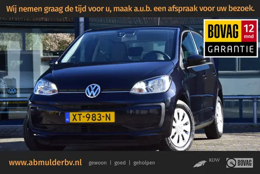 Volkswagen up! 1.0 BMT 60PK move up! | Org. NL | BOVAG Garantie | Parkeersensoren + Camera | Cruise Control | Airco | DAB | Multifunctioneel Stuurwiel | LED Dagrijverlichting |
