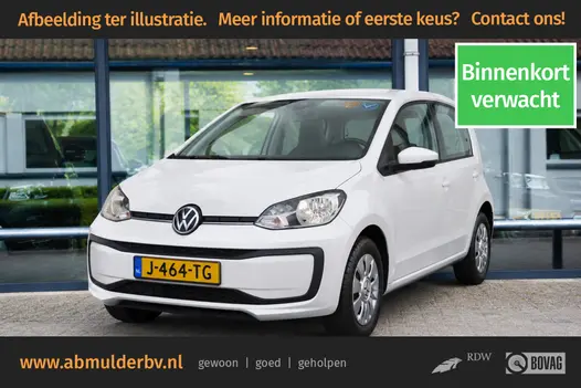 Volkswagen up! 1.0 BMT 66PK move up! | Airco | Smartphone integratie | Centrale deurvergrending op afstand |