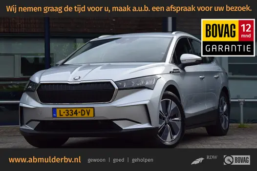 Skoda Enyaq iV 60 | Org. NL | BOVAG Garantie | SOH 93,45% | Warmtepomp | Apple Carplay/Android Auto | Stoelverwarming | 19'' Velgen | Parkeersensoren Achter | Full LED |