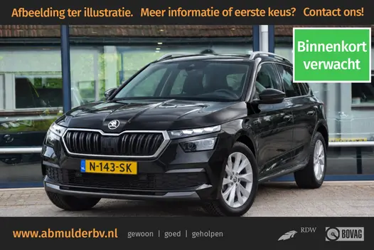 Skoda Kamiq 1.0 TSI 110PK Sport Business DSG Automaat | Org. NL | BOVAG Garantie | Trekhaak | Achteruitrijcamera | Adaptive Cruise Control | Buitenspiegels elektrisch inklapbaar en zelfdimmend | Panoramadak |