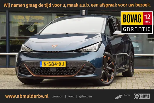 CUPRA Born Adrenaline One 62 kWh EV | Org. NL | BOVAG Garantie | SOH 91,72% | Apple Carplay/Android Auto | interieurklimaat vooraf instelbaar | Adaptive Cruise Control |