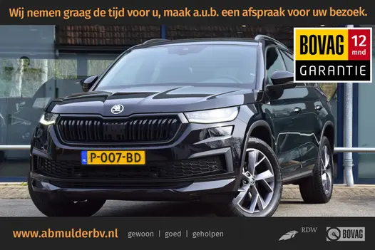 Skoda Kodiaq 1.5 TSI 150PK Sportline Business DSG Automaat | Org. NL | BOVAG Garantie | Trekhaak | Lederen Interieur | 19'' Velgen | Camera | Matrix LED | Virtual Cockpit | El. Kofferklep |