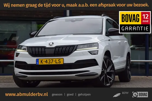 Skoda Karoq 1.5 TSI 150PK ACT Sportline Business DSG Automaat | Org. NL | BOVAG Garantie | 19'' Velgen | Virtual Cockpit | Achteruitrijcamera | Stoel/Stuur&Voorruitverwarming |