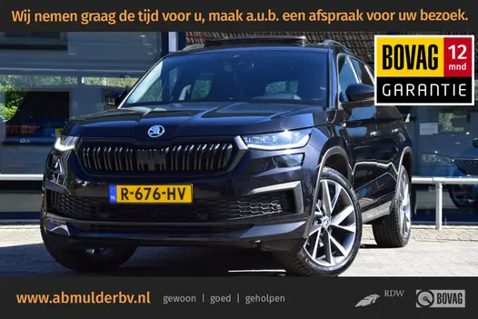 Skoda Kodiaq 1.5 TSI 150PK Sportline Business DSG Automaat | Org. NL | BOVAG Garantie | Trekhaak | Panoramadak | Adaptive Cruise Control | Camera | Apple Carplay/Android Auto | Stoelverwarming |