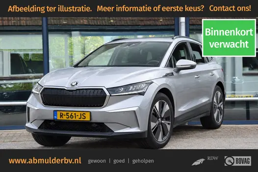 Skoda Enyaq iV 60 | BOVAG Garantie | Org. NL | SOH 92% | Cruise & Climate Control | Achteruitrijcamera | 19'' Velgen | Apple Carplay/Android Auto | Lane Assist | Full LED |