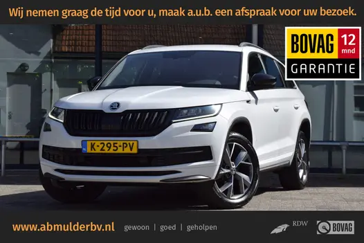 Skoda Kodiaq 1.5 TSI 150PK Sportline Business DSG Automaat | Org. NL | BOVAG Garantie | Trekhaak | Virtual Cockpit | Camera | 19'' Velgen | Canton Sound | Apple CarPlay& Android Auto | Elektrische Kofferklep |