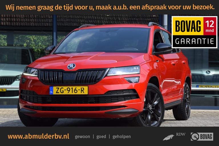 Skoda Karoq 1.5 TSI ACT Sportline Business DSG Automaat | Org. NL | BOVAG Garantie | Navigatie | Virtual Cockpit | Achteruitrijcamera | 18'' Velgen | Full LED | Carplay | DAB | Keyless Entry&GO | afbeelding 1