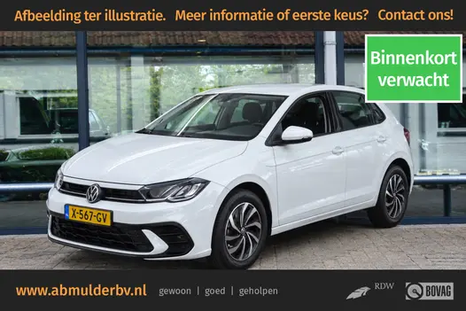 Volkswagen Polo 1.0 TSI 96PK Life Business DSG Automaat | Org. NL | BOVAG Garantie | Apple Carplay/Android Auto | Camera | Stoelverwarming | Cruise control adaptief |