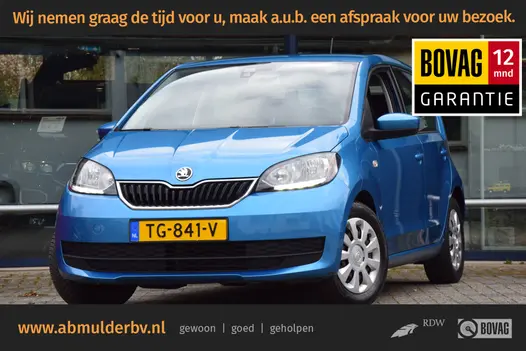 Skoda Citigo 1.0 Greentech Ambition | Org. NL | BOVAG Garantie | Cruise Control | Airconditioning | Bluetooth Telefoonverbinding | All Season Banden | LED Dagrijverlichting |