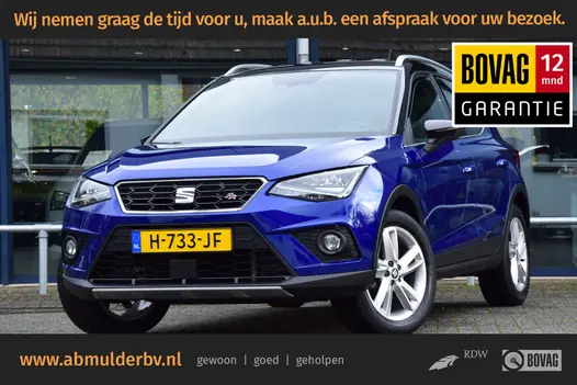 SEAT Arona 1.0 TSI 115PK FR Business Intense DSG Automaat | Org. NL | BOVAG Garantie | Trekhaak | Virtual Cockpit | Camera | Adaptive Cruise Control | Stoelverwarming | BEATS Audio | Carplay |